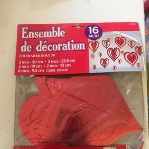 16 piece ensemble decoration valentine party
